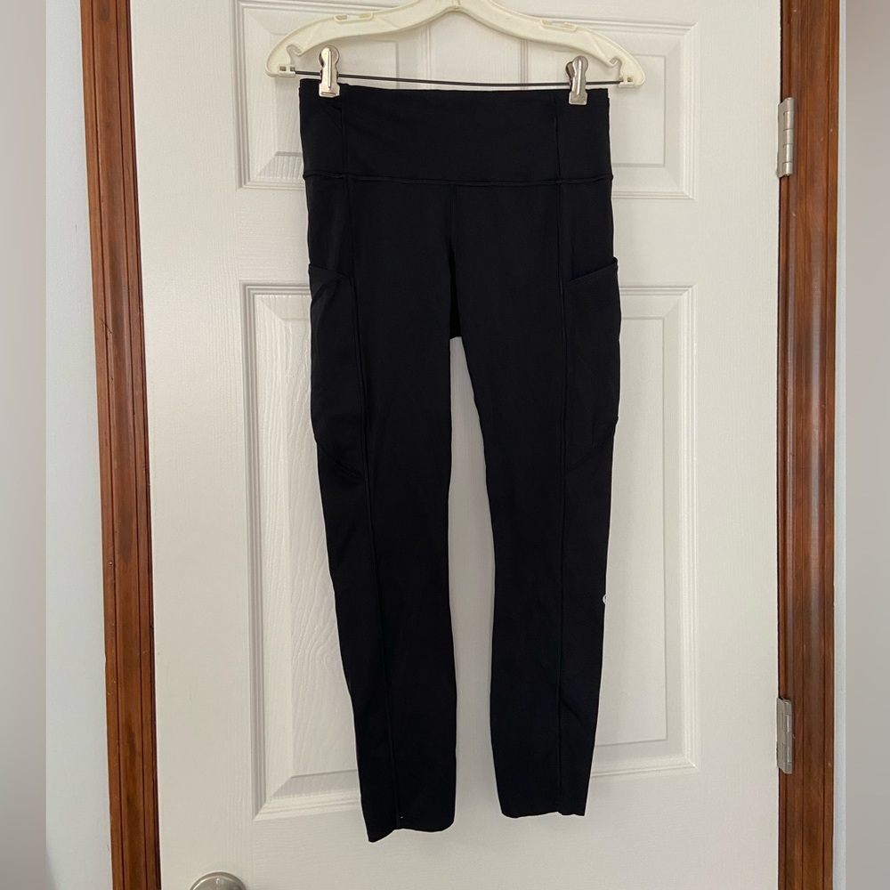 Lululemon Fast and Free High-Rise Tight- 25”- Size 8- Black